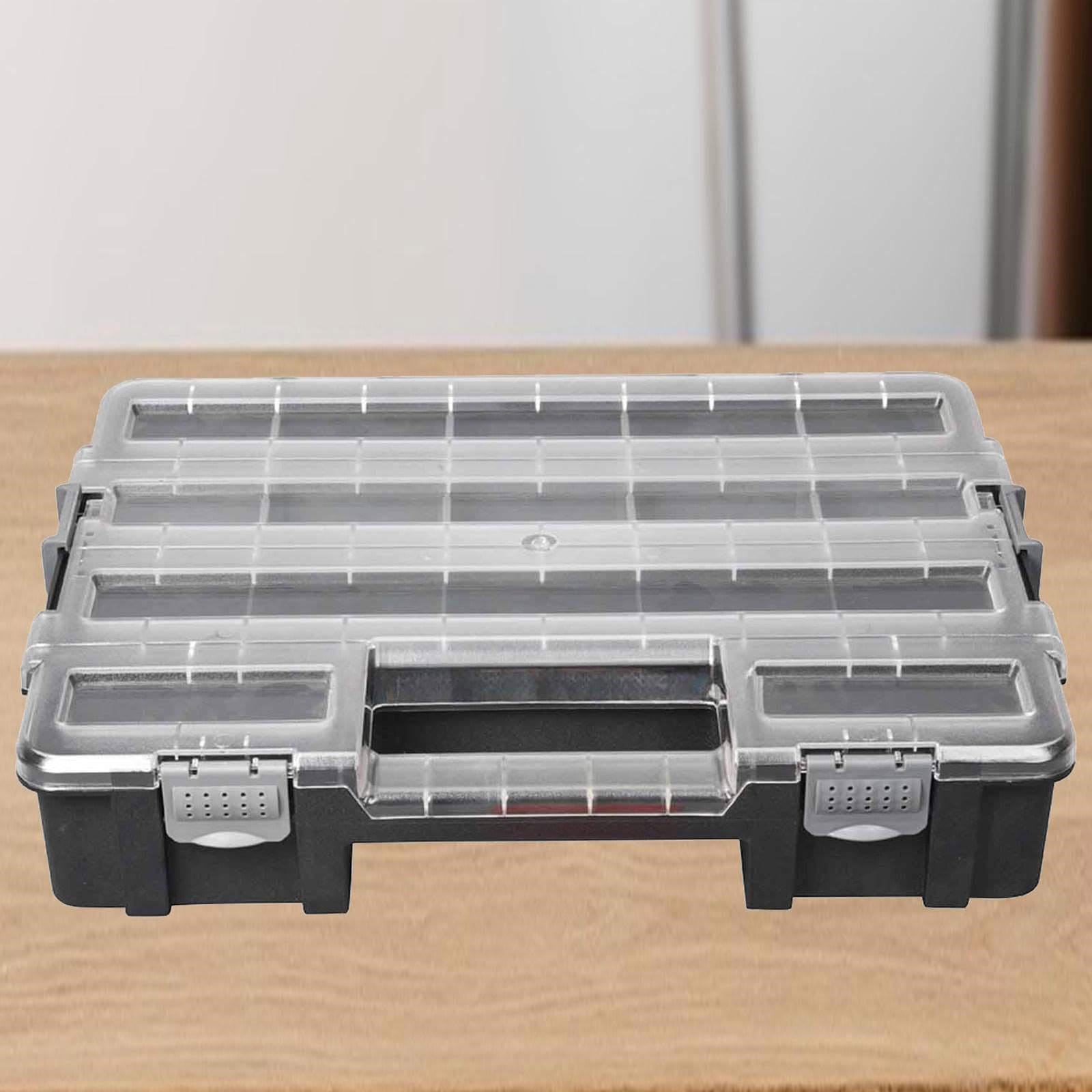 Piccoli pezzi Scatola Organizzazione Con Divisorio Rimovibile Hardware Stoccaggio Con Portatile Per Dadi Viti Viti Strumento Portatile Con Scomparto Regolabile