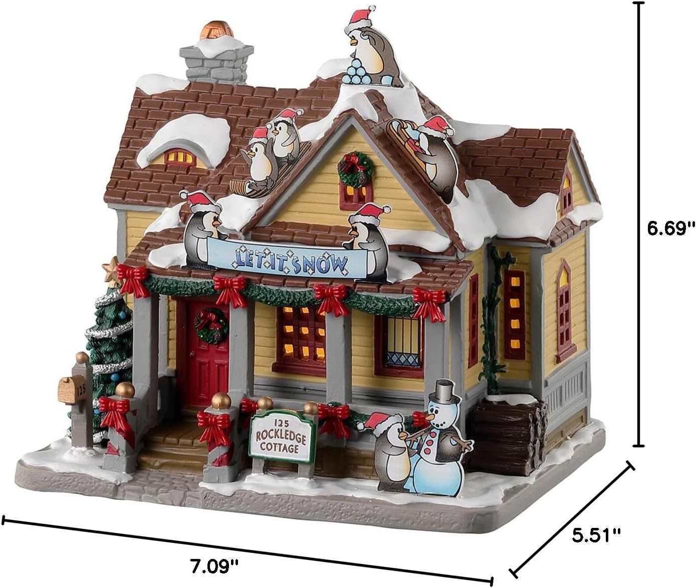 Lemax 35057 Caddington Village Lighted Building: Rockledge Cottage