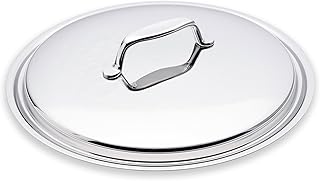 USA Pan Cookware 5-Ply Stainless Steel 3 Quart Stock Pot with Cover, Oven and Dishwasher Safe,Silver.