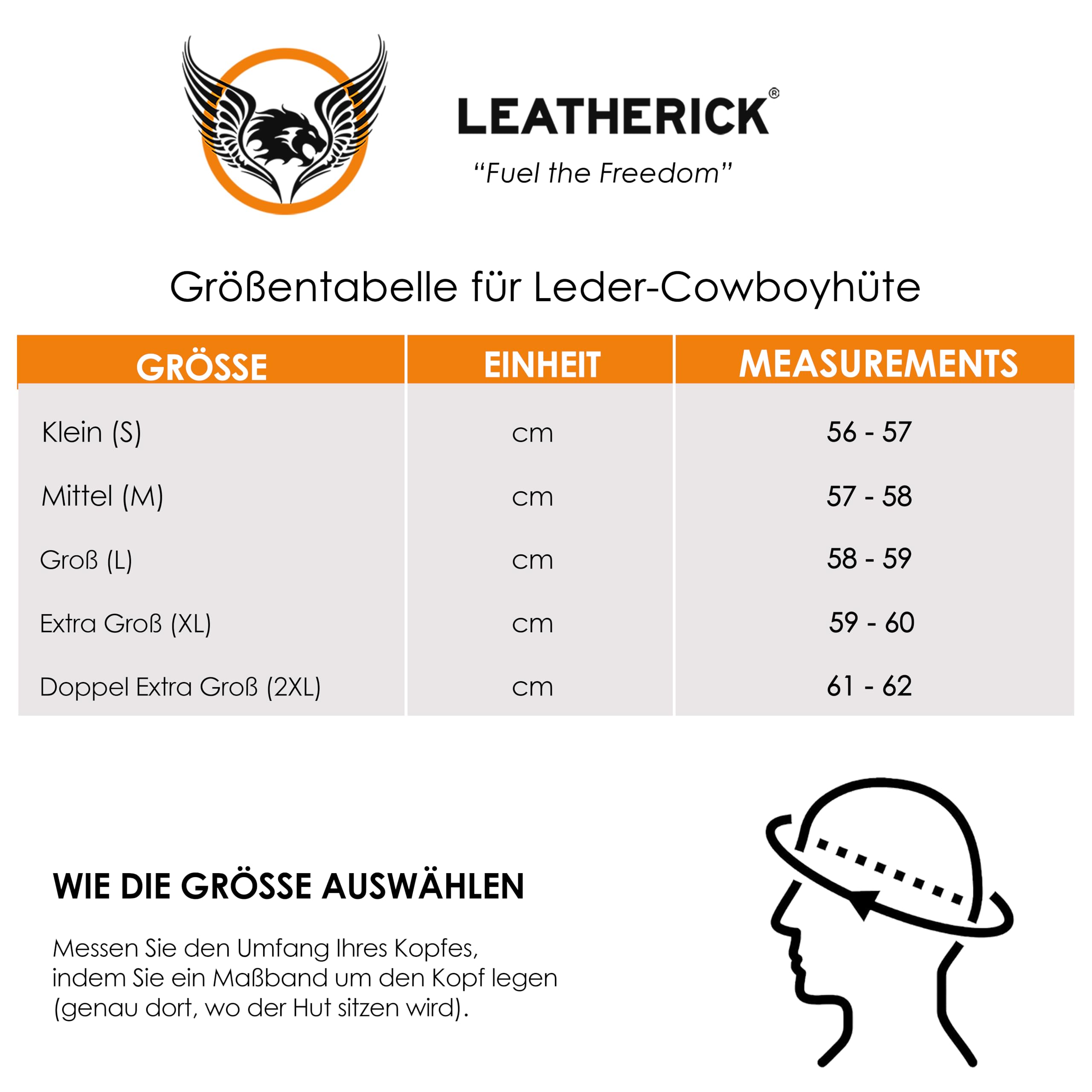 Leatherick Cowboyhut Echtes Wildleder Australischer Stil Western Outback Buschlederhut
