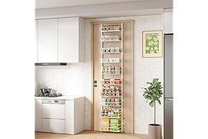 10 Tier Easy Install Over the Door Pantry Organizer
