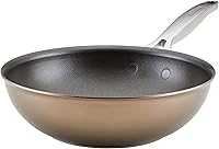 Vista 13 de Anolon Ascend Cacerola antiadherente con anodizado duro y tapa, buena para todas las estufas (gas, superficie de vidrio, eléctrica e inducción)