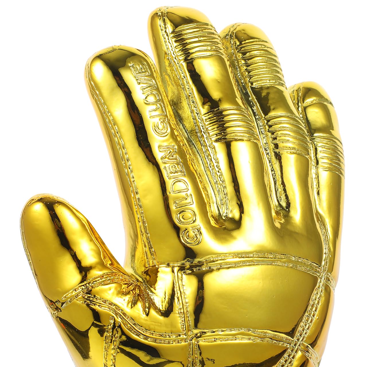 Gatuida Gold Award trophäe mit Basis, Trophäe mit goldenen Handschuhen für Fussball Spiel Award Cups Preise Spielzeug für Schulspiele Party Requisiten Trophy