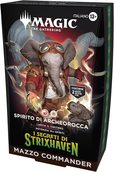 Mazzo Commander Magic: The Gathering I Segreti di Strixhaven - Spirito di Archeorocca (Versione Italiana) - 1
