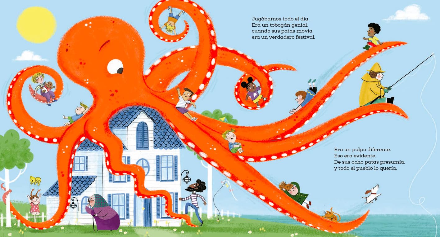 UN PULPO EN EL TEJADO (Álbumes ilustrados)