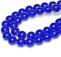 Vista 105 de MJDCB Natural Multicolor Volcanic Lava Stone Round Loose Stone Beads DIY for Jewelry Bracelet Making 15" (6mm, White)