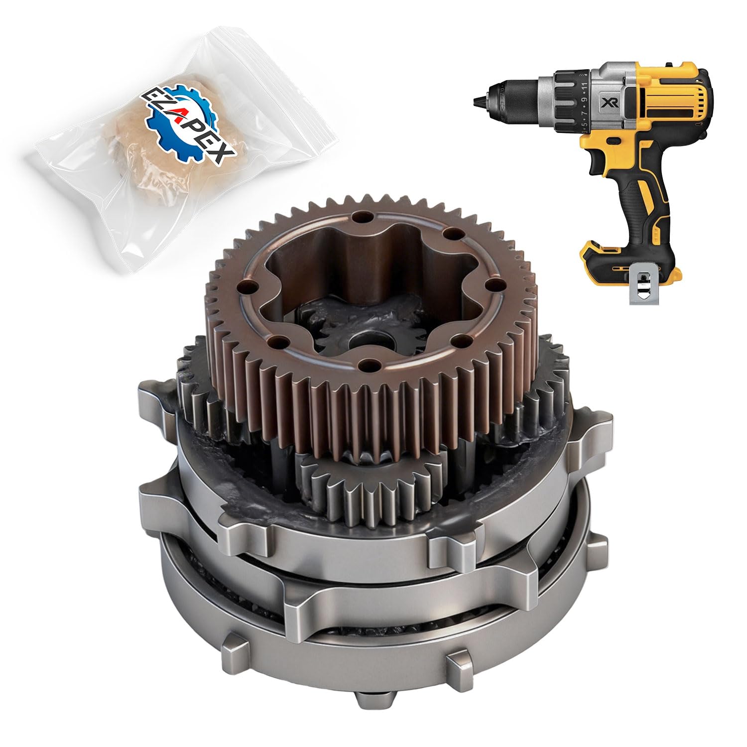 N481798 Upgraded Gear Assembly Compatible with 20V DeWalt DCD990 DCD991 DCD995 DCD996 DCD998 Brushless Cordless Drill/Hammer Drill