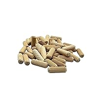 Vista 11 de 3/8" x 2" - Paquete de 500 pasadores de madera - Secados al horno, estriados y biselados (3/8" x 2", 500 unidades)