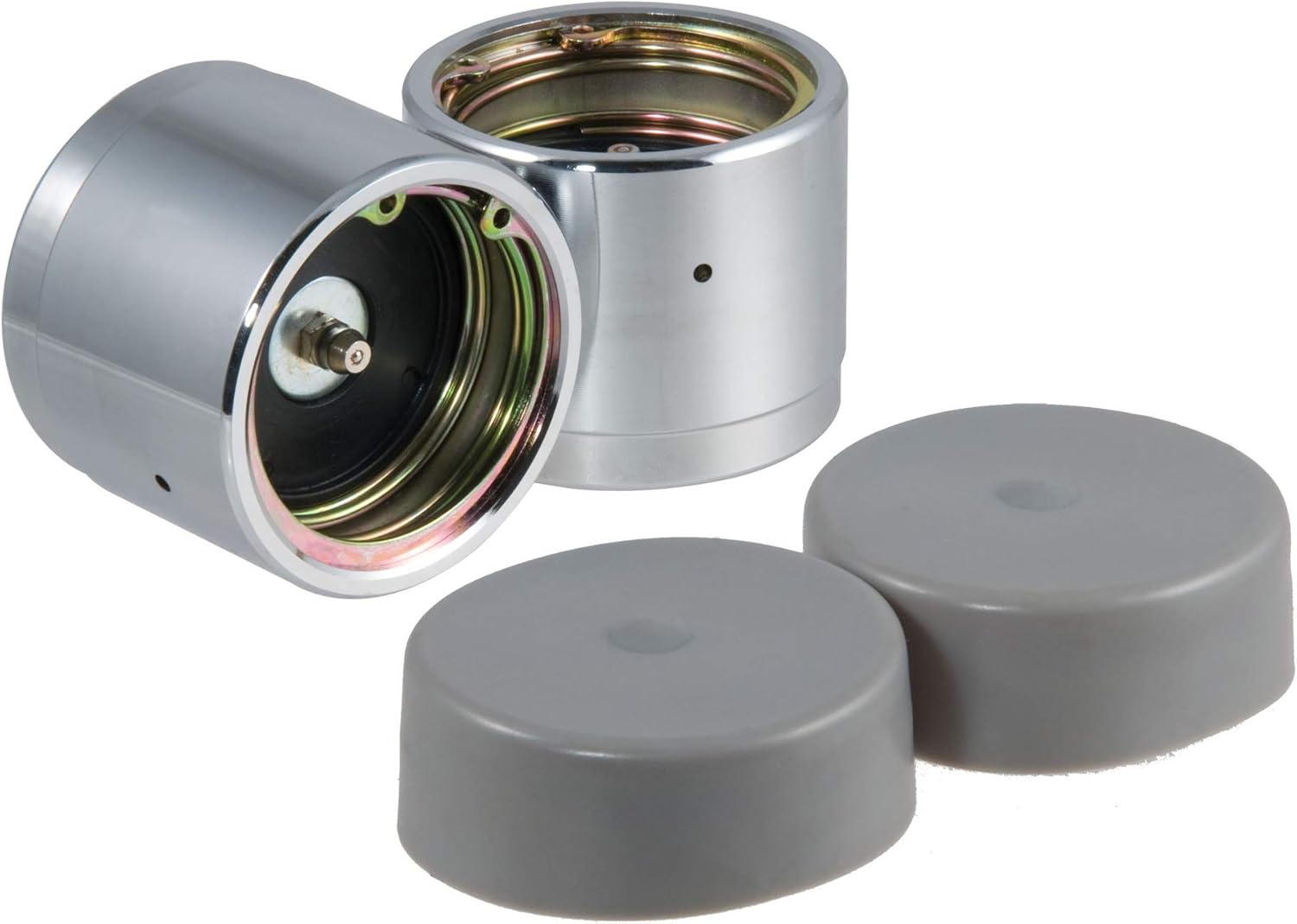 CURT 22244 2.44-Inch Trailer Wheel Bearing Protectors and Dust Covers, 2-Pack