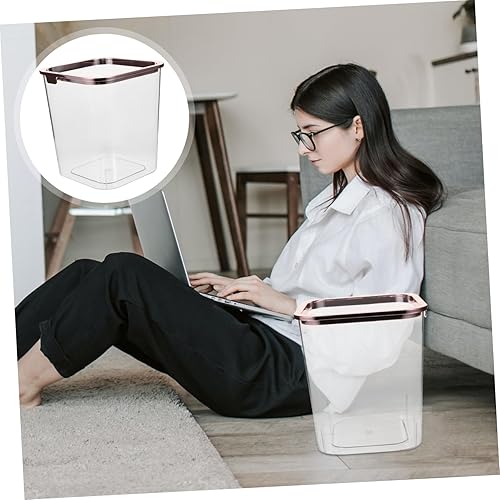 Miniatura 9 de VOSAREA Cesta de basura creativa Oficina Dormitorio Papelera de plástico para mascotas Papelera decorativa para escritorio Material de mascotas