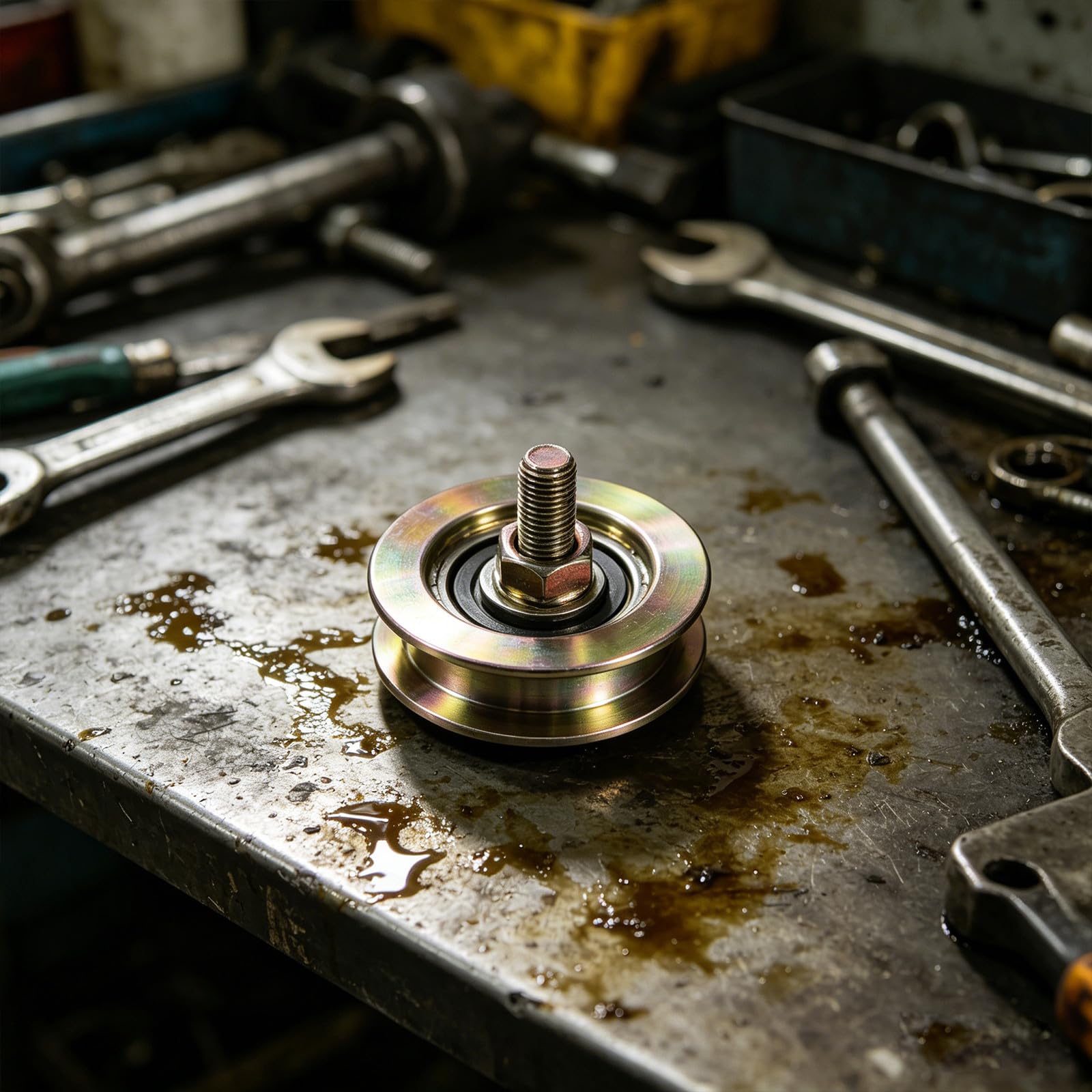 V-nut Lenkrollen Schiene mit Lager und Befestigungsschraube, 6 CM