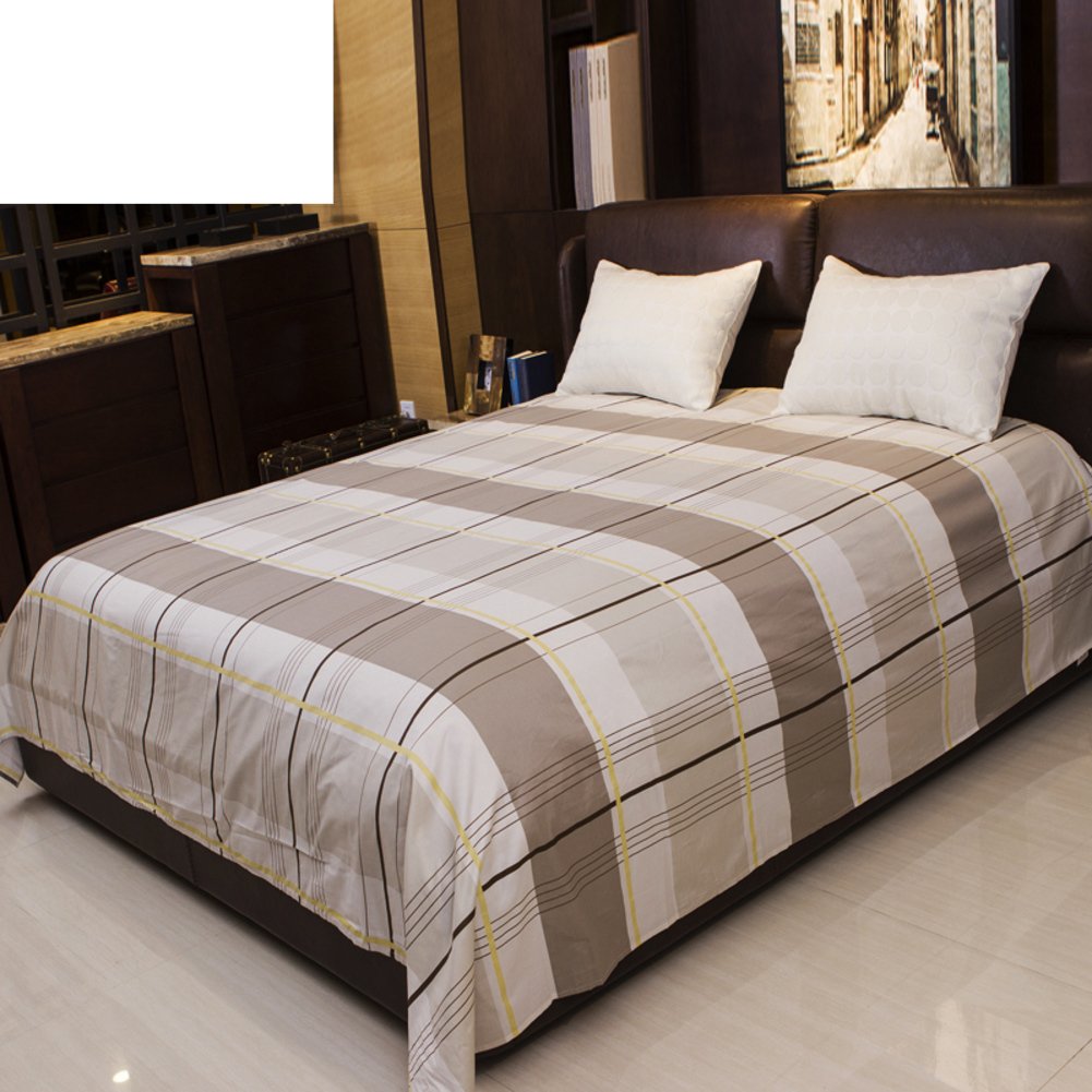 Coton lourd aspect satin pour ce linge de lit imprimé haut de gamme en taille 260x260
