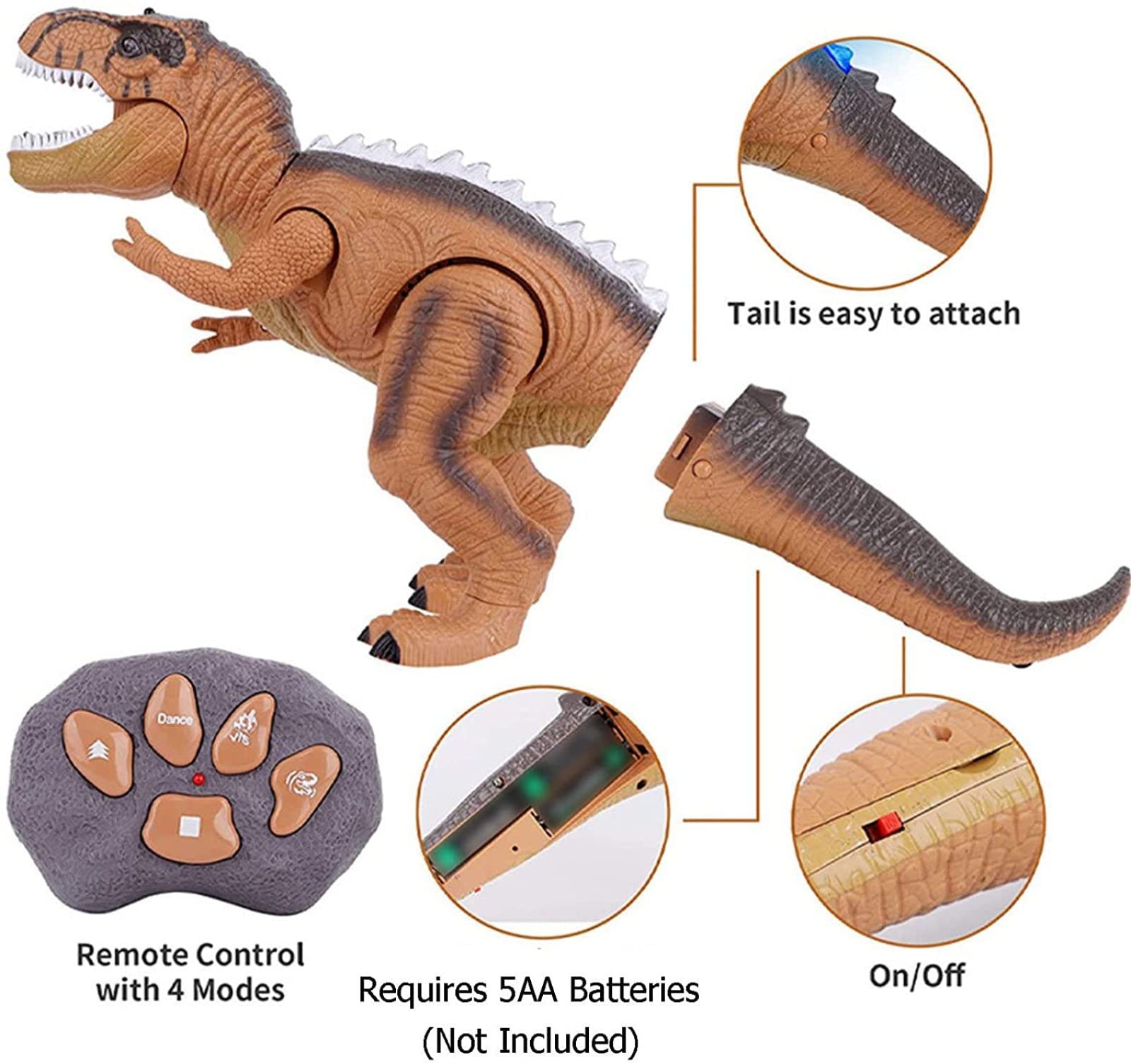 Amazon.co.jp: 恐竜ウォーキングティラノサウルスレックスおもちゃ