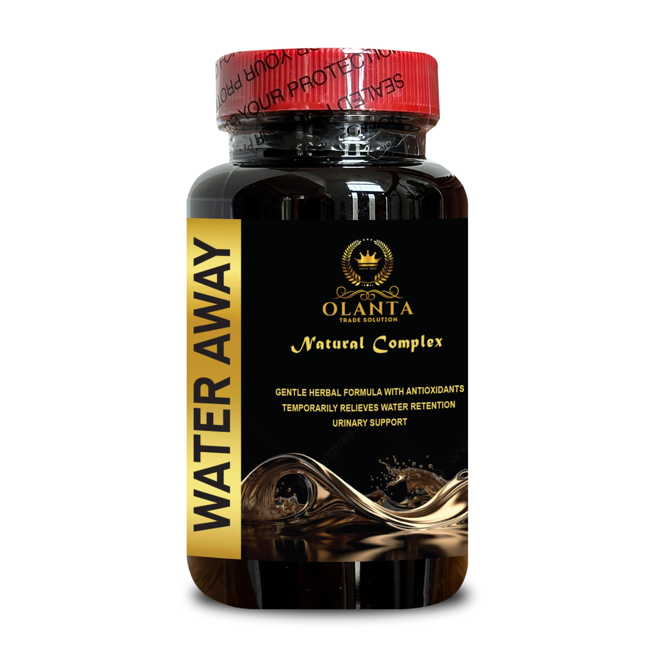Water Away - Water Away Pills Maximum Strength - Water Retention, Natural diuretics for Water Retention, Water Pills Vitamins, Fast Acting Bloating Relief, Citric Acid, Celery Seed - 1 Bottle