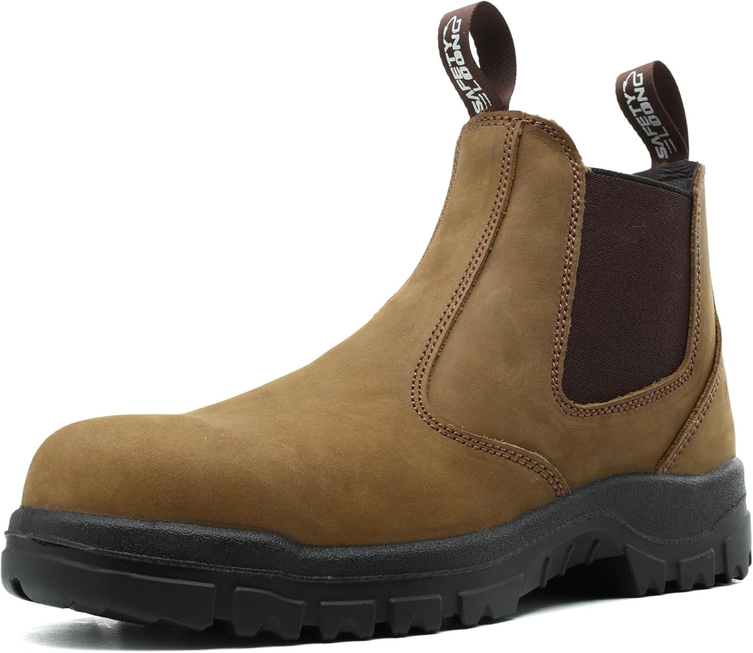 Comfort Slip On Work Boots - Slip Resistant Sole