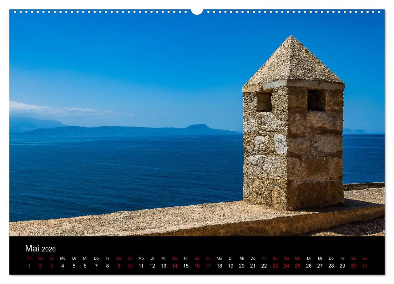 Reiseziele in Griechenland (hochwertiger Premium Wandkalender 2026 DIN A2 quer), Kunstdruck in Hochglanz: Drei Orte in Griechenland neu entdeckt (CALVENDO Orte)