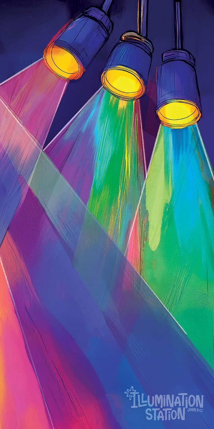 Lifeway Kids VBS 2026 Illumination Station Supersized Backdrop image 4