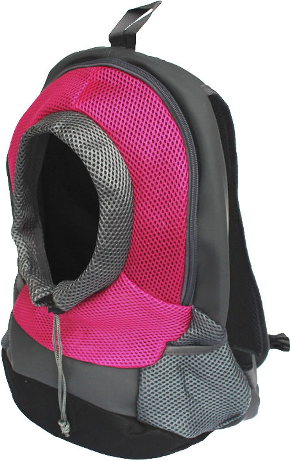 Alfie Pet - Kenya Pet Backpack Carrier with Adjustable Strap - Color: Pink, Size: Large