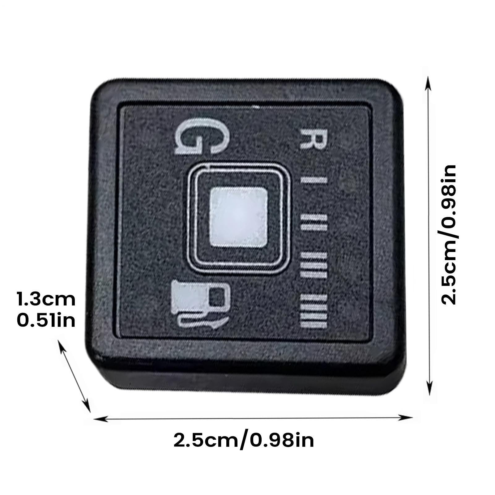 Contrôleur de conversion de gaz – Interrupteur GPL Cng de 2,5 cm pour kit de conversion de gaz pour voiture | Boîtier interrupteur - ABS | Épaisseur 1,3 cm pour projets