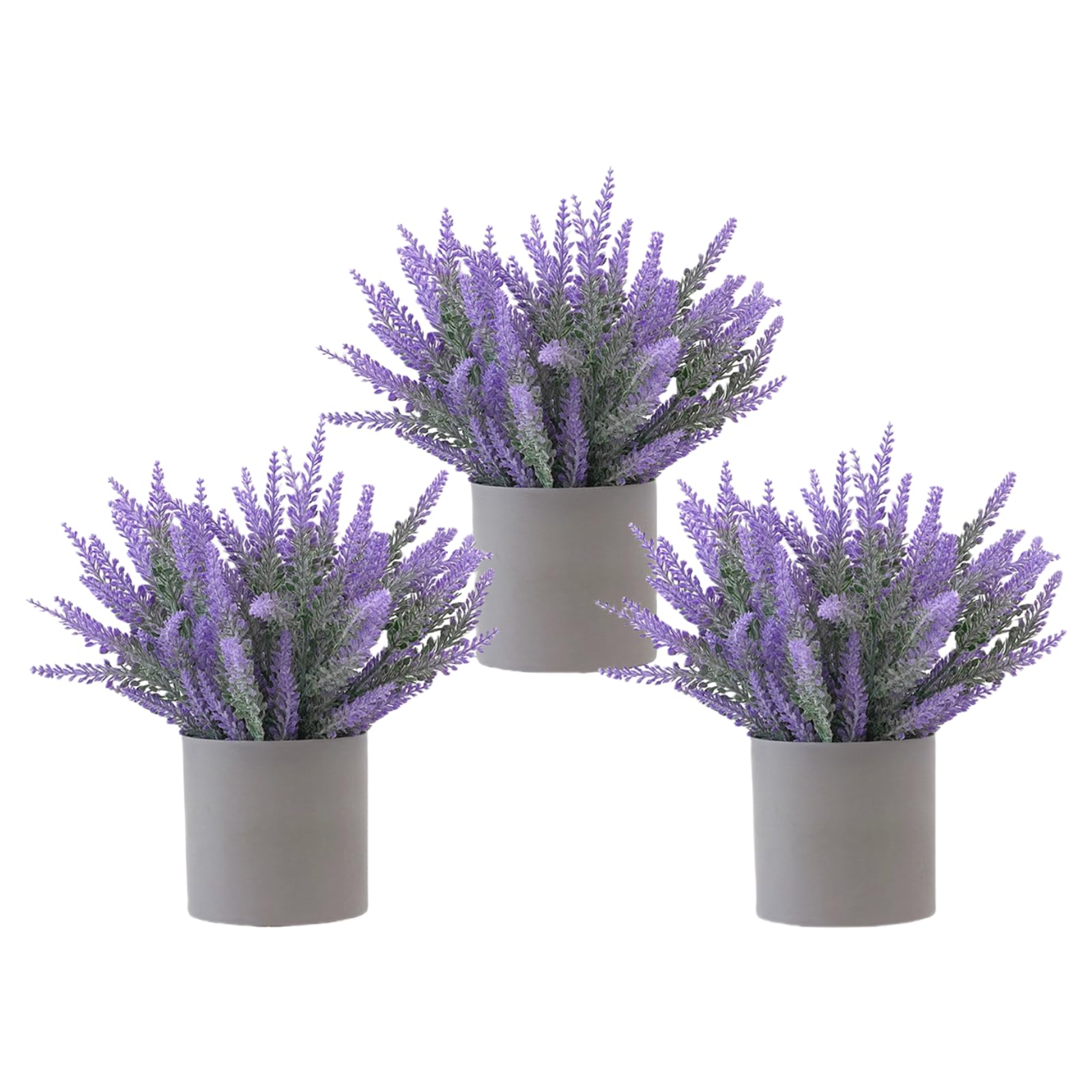 Fleurs artificielles de lavande en pot pour fleurir un coin sombre sans arrosage