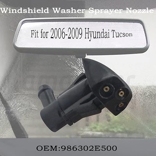 Miniatura 3 de Boquilla para limpiaparabrisas Accesorio de posventa para Hyundai Tucson 2006-2009. OEM #: 986302E500 (2 piezas)