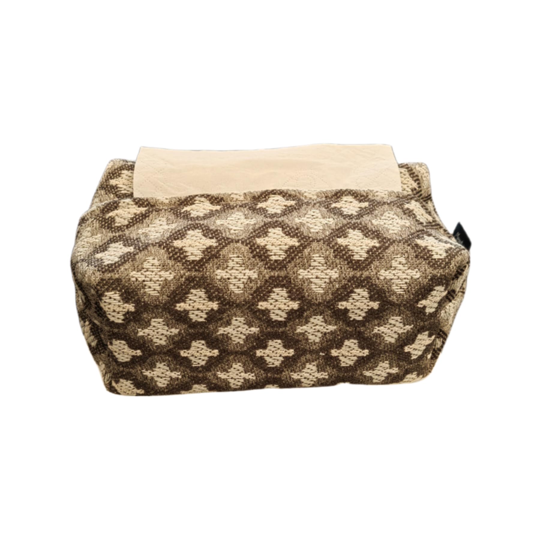 Geometric Woven Tissue Box Cover Decor Napkin Holder Home Bathroom Car