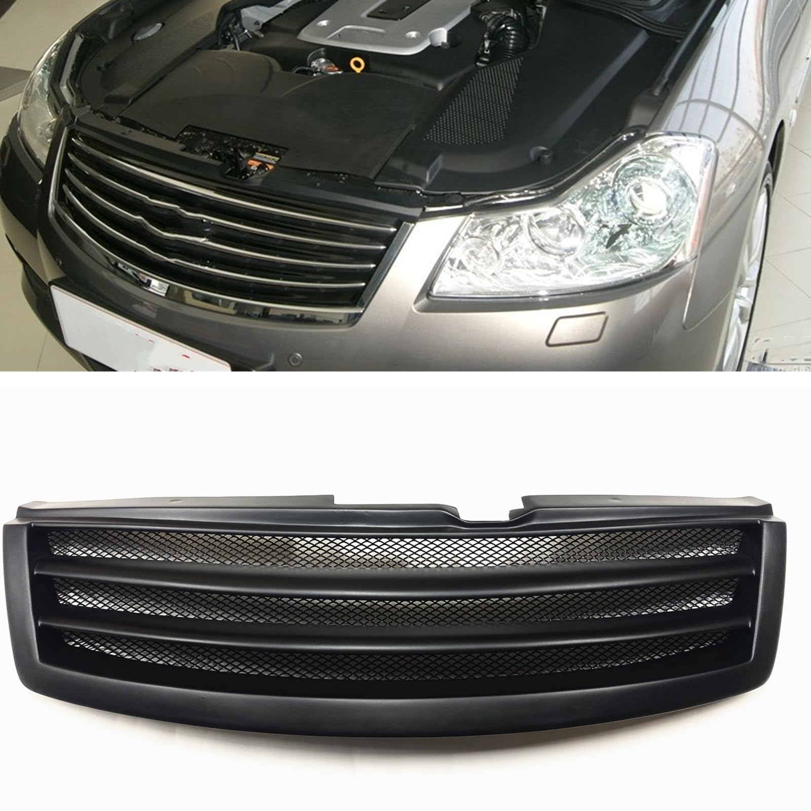 Amazon.com: For Infiniti M35 M45 2008-2010 Front Bumper Grill