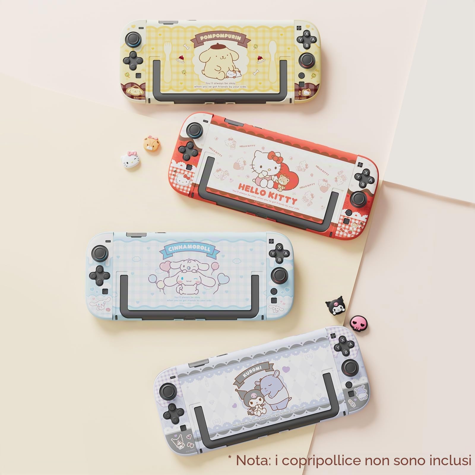 Kuitmor Custodia agganciabile per Nintendo Switch 2 modello 2025, custodia rigida sottile in policarbonato antigraffio e antiurto compatibile con accessori Switch 2 - BDG