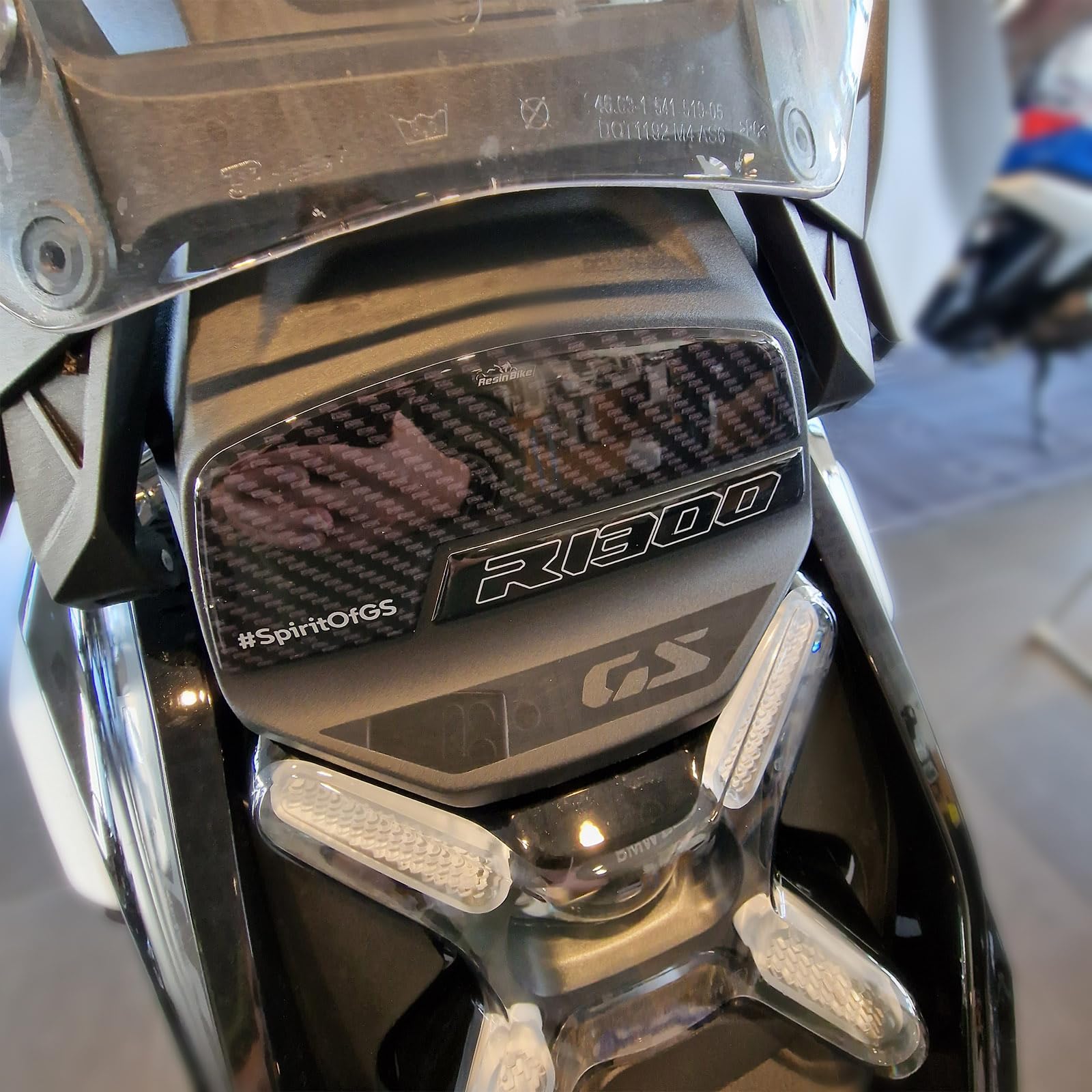 Adesivi Resinati Per BMW R 1300 GS Triple Black 2023-2025 - Protezione 3D Made In Italy