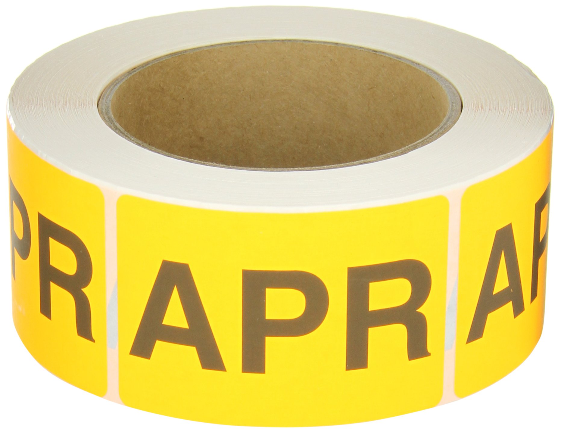 Tape Logic Vorgedrucktes Lagerbestand "Months of the Year", Legende "APR", 5,1 cm Durchmesser, Orange (DL6738)