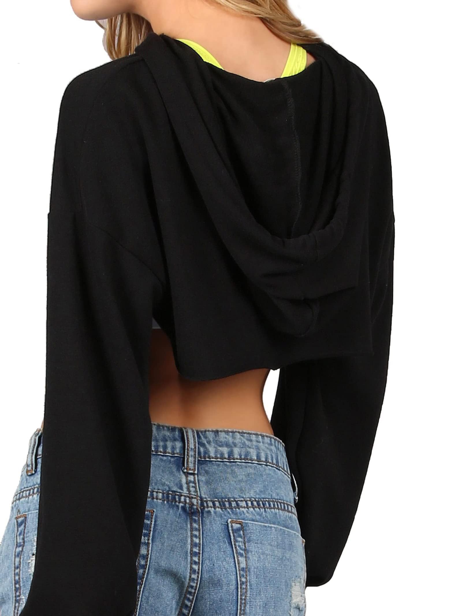 Damska bluza z kapturem, pulower, sznurek, okrągły dekolt, bluzy z długim rękawem, wyjściowe topy, Beżowy żółty, XS
