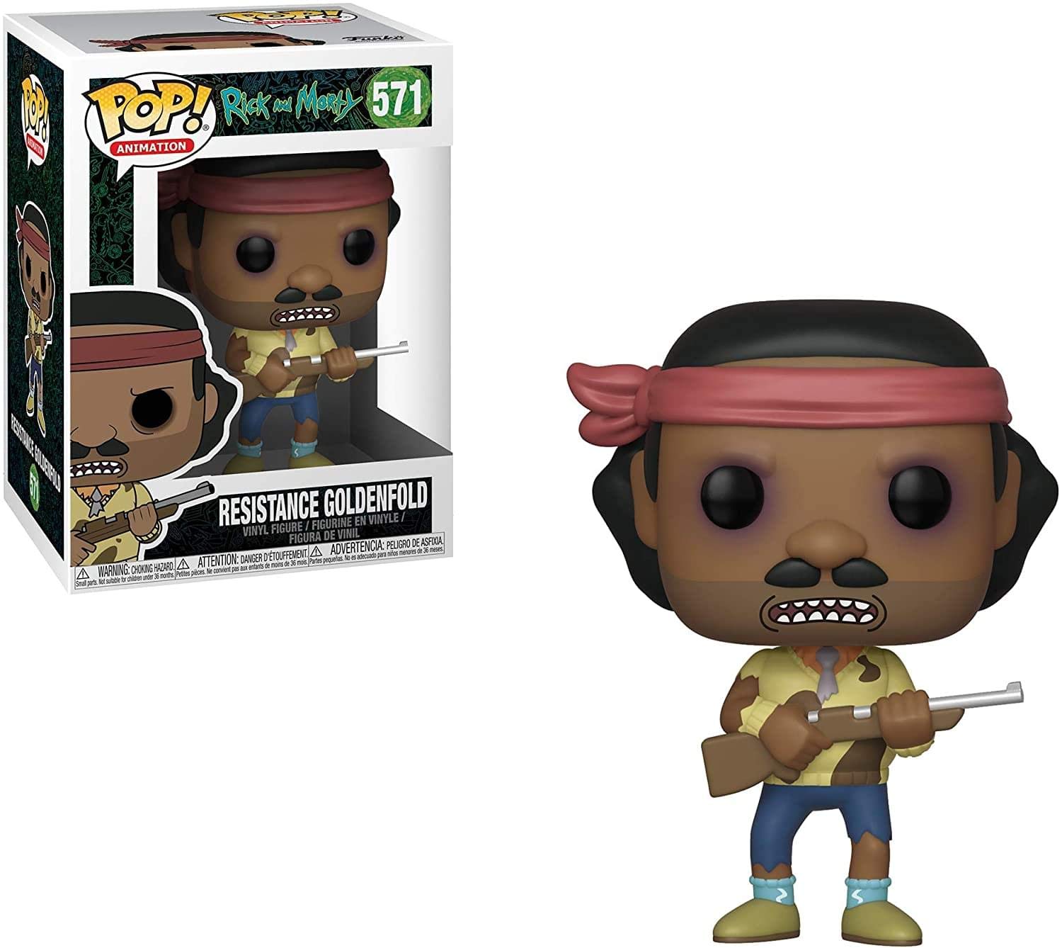 Amazon.com: Rick and Morty Pop! Vinyl Figure Resistance Goldenfold