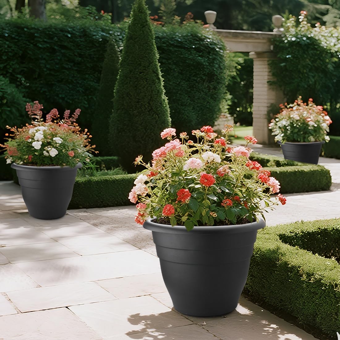 Best Extra Large Planter Pots Outdoor for 2026 1 RooTrimmer 3 Pack 20 Inch Large Plant Pots for Outdoor,Heavy Duty Extra Large De — product photo