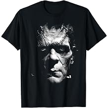 Frankenstein Portrait Classic Halloween Monster Horror Movie T-Shirt