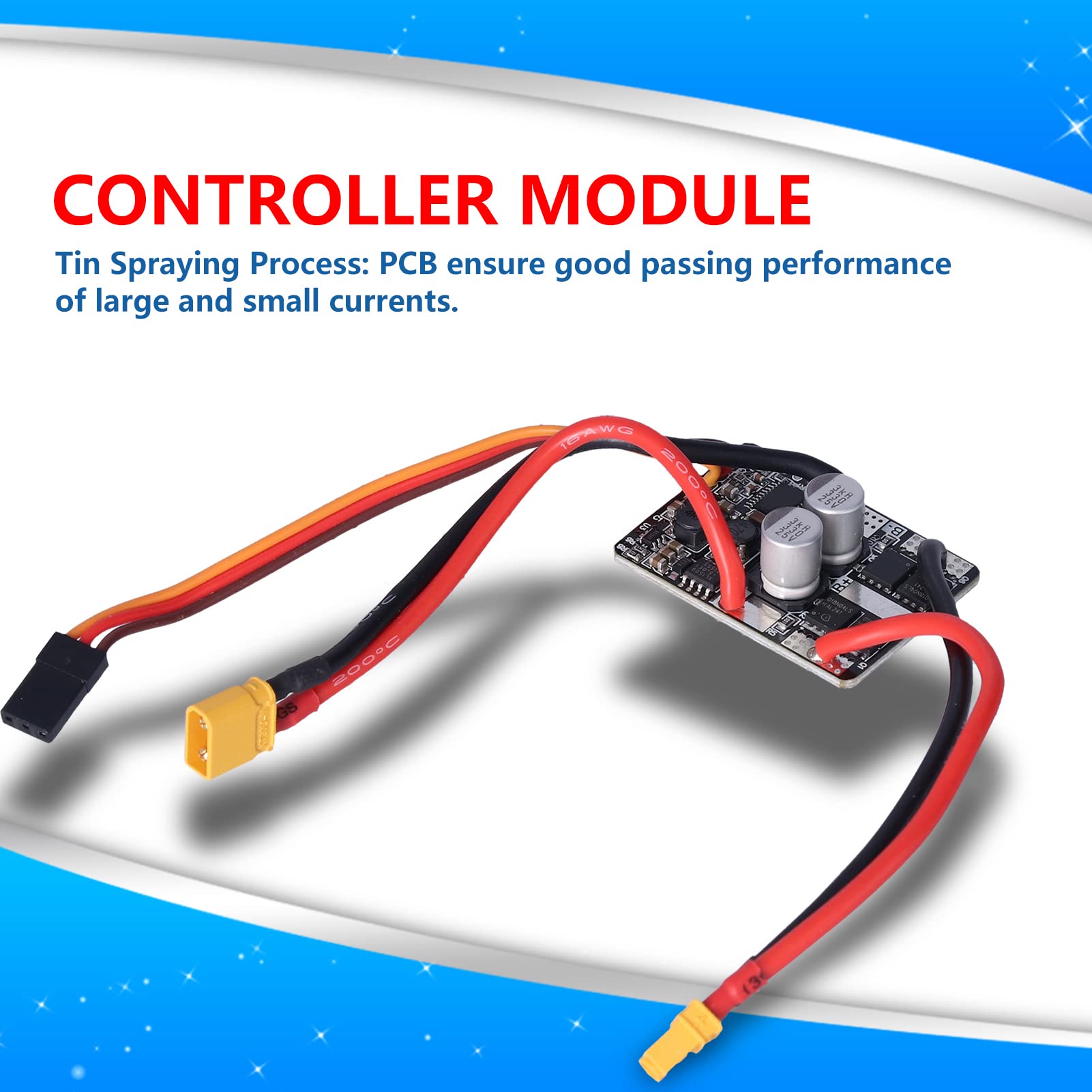 Modulo controller, regolatori di velocità elettronici APO-SA 7V-24V spessi 1,6 mm facili da installare per robot