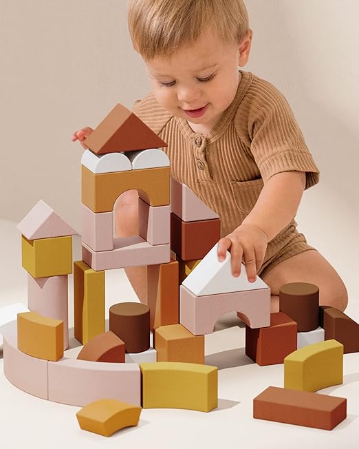 Tiny Land Large Wooden Building Blocks for Toddlers 13