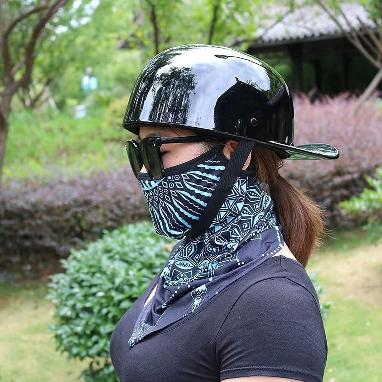 dot motorcycle helmets that look like baseball hats Cap Half Helmet Approved German Style Vintage Open Face Motorcycle Helmet with Goggles, Adults Jet Helmet for Moped Scooter Street Cruiser ( Color : A , Size recreational biking Kask Protone Icon Helmet 2026 FP Colors:Green