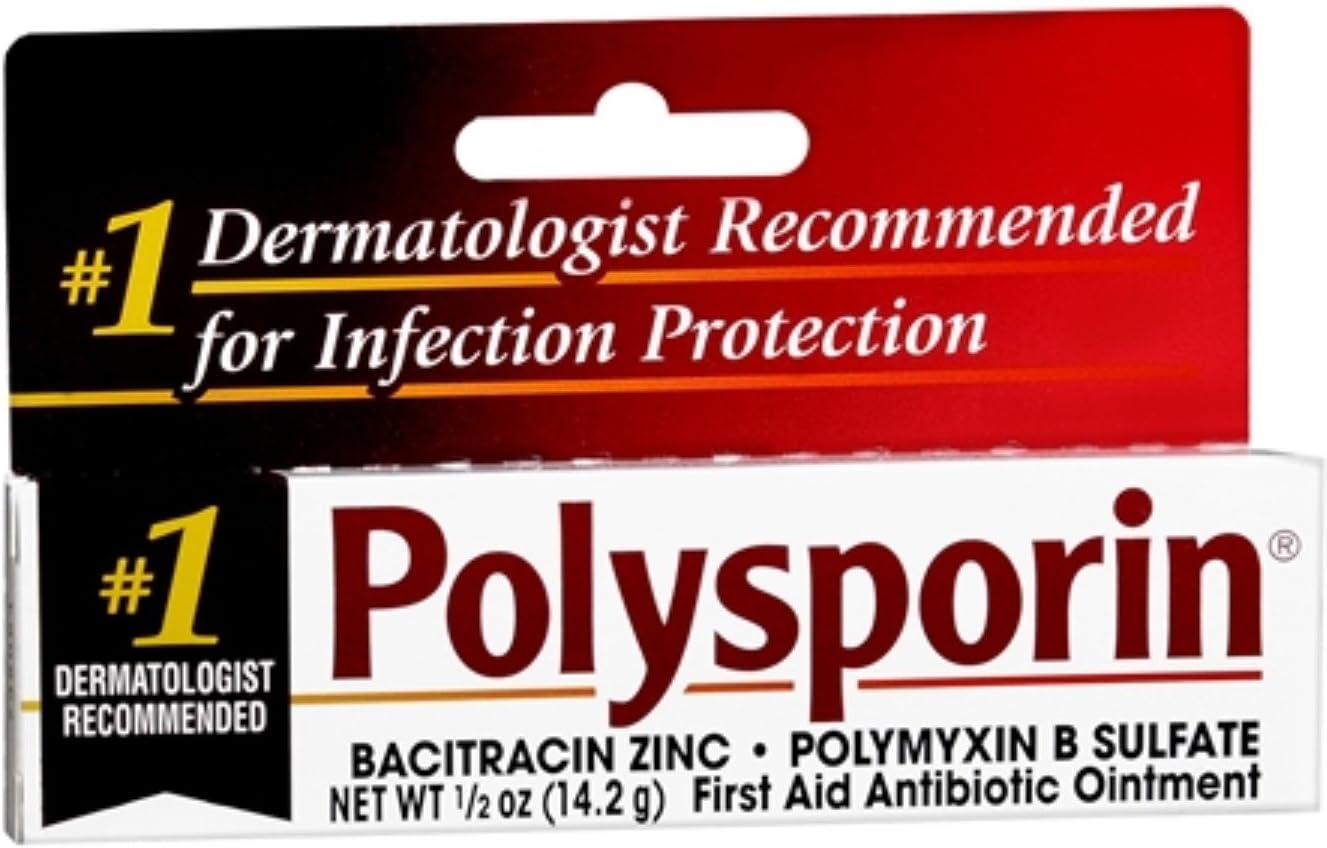 Polysporin First Aid Antibiotic Ointment 0.50 oz (6 Pack