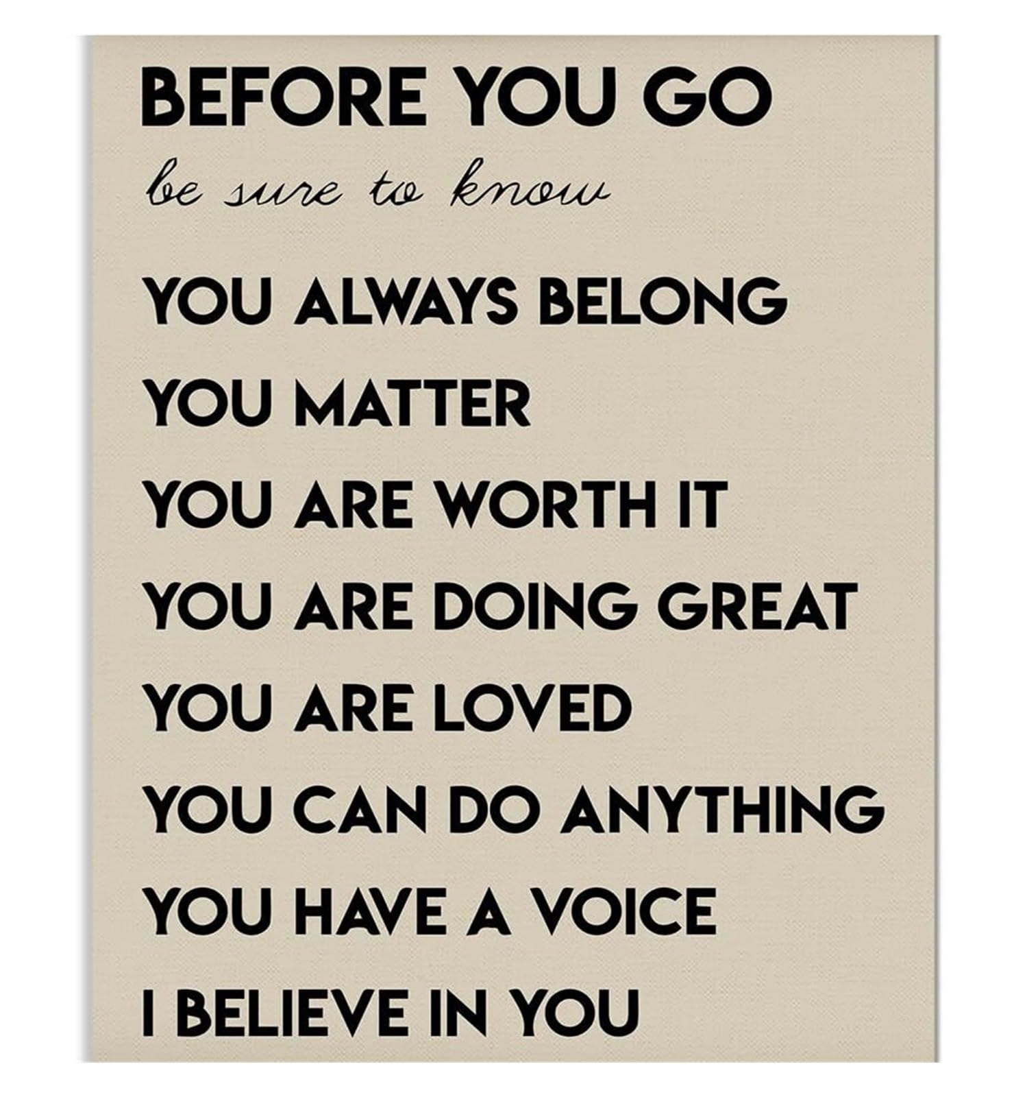 HGETJOHXEM Calming Affirmations Poster Set, Mental Health Wall-Art with Uplifting Quotes, Office or Bedroom Decor​(Unframed,08x12inch(20x30cm))