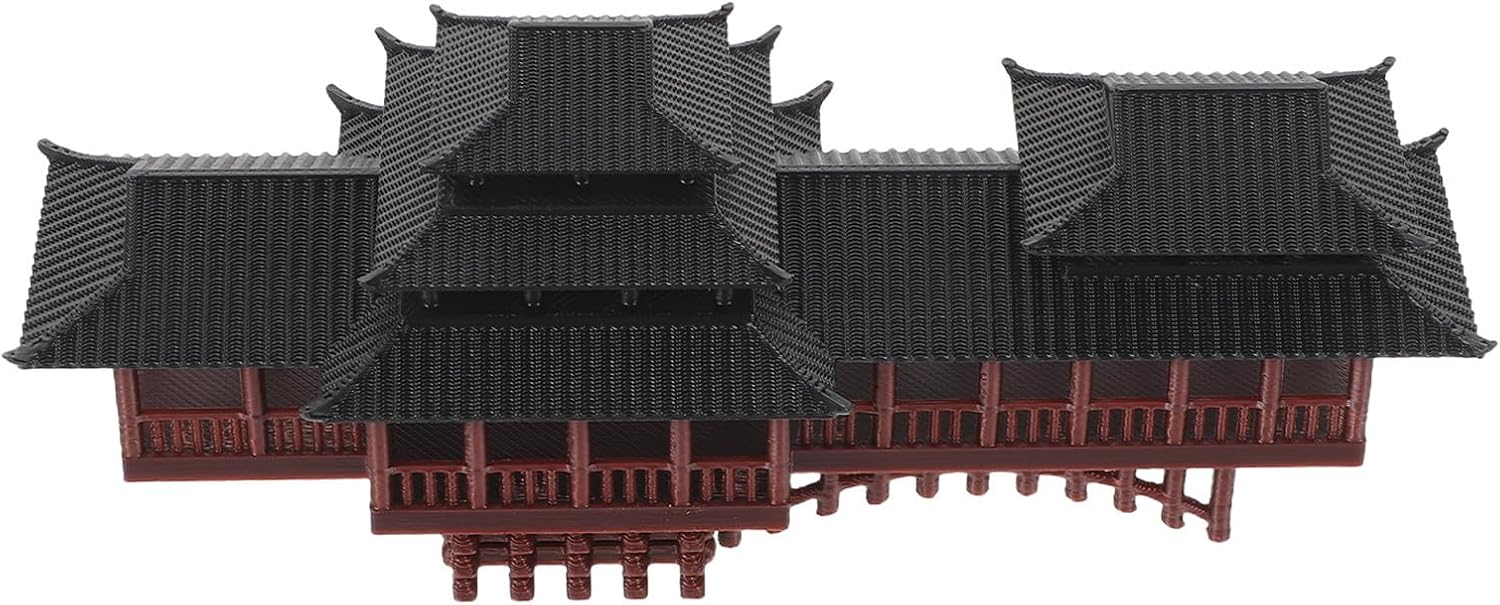 Asian Garden Decoration Arched Bridge Plastic Miniature for Bonsai