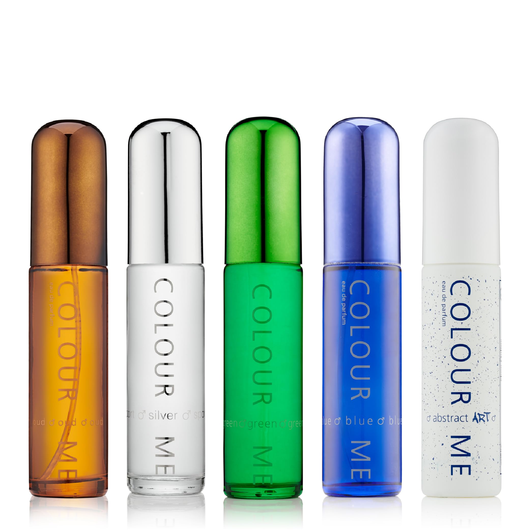Colour Me Oud/Silver Sport/Grün/Blau/Abstrakte Kunst, 50 ml Eau de Parfum, Quin Geschenkset