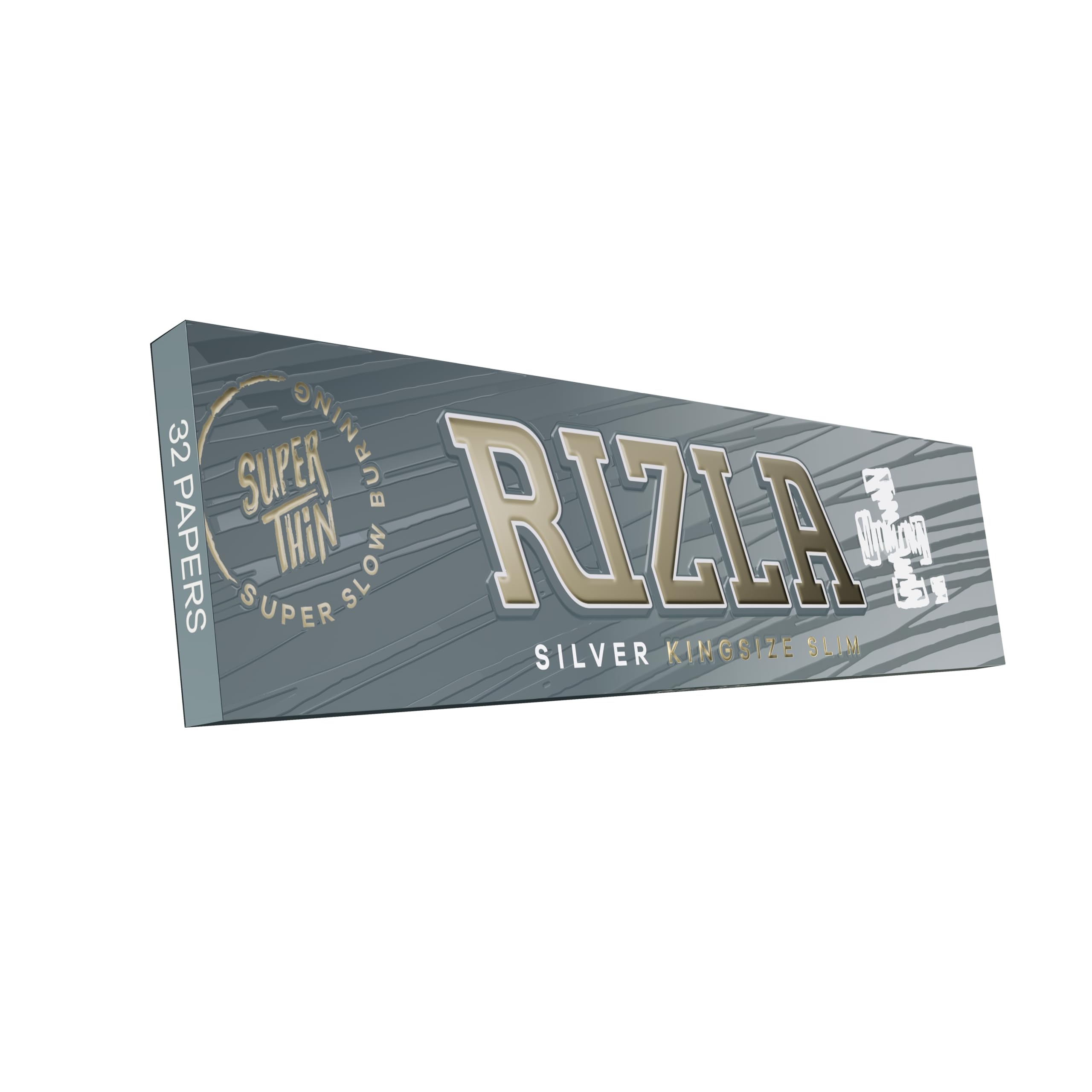 Rizla King Size Silver Slim carnet double pour éviter les pannes de papier