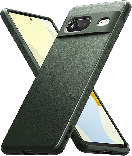 Miniatura 2 de Ringke Onyx - Funda compatible con Google Pixel 7 [verde oscuro] + funda delgada compatible con Google Pixel Watch [transparente + negro]
