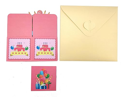 Miniatura 47 de Tarjeta de cumpleaños número 18 – Tarjeta de cumpleaños encantadora para niñas que cumplen 18 años – Ideal para hijas, nietas y sobrinas
