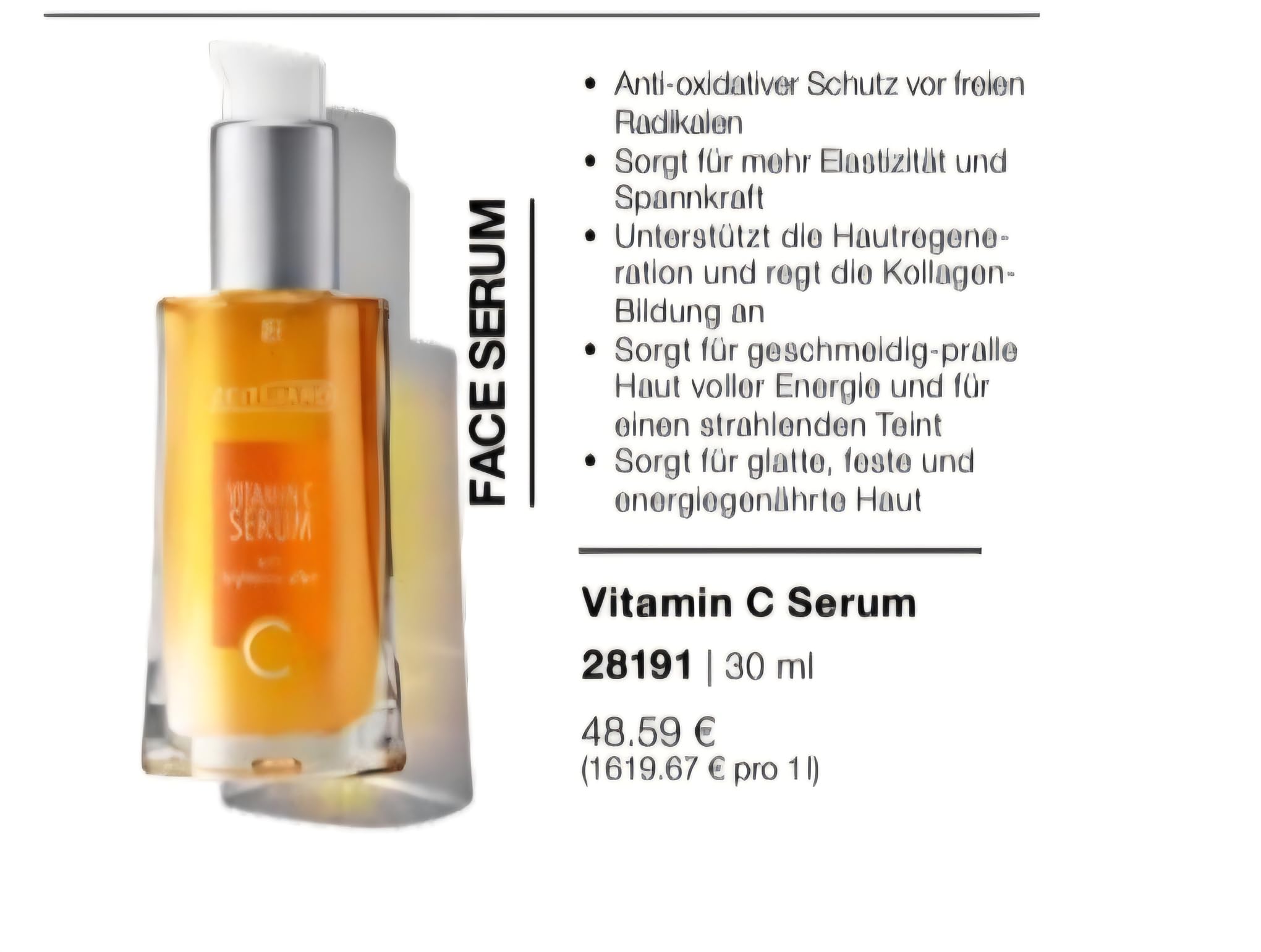 Vitamin C Serum – Hochkonzentrierter Glow Booster mit Gold-Technologie | Anti-Aging Gesichtsserum gegen Pigmentflecken & Falten | Für ebenmäßigen Teint & Kollagen-Aufbau | 30 ml