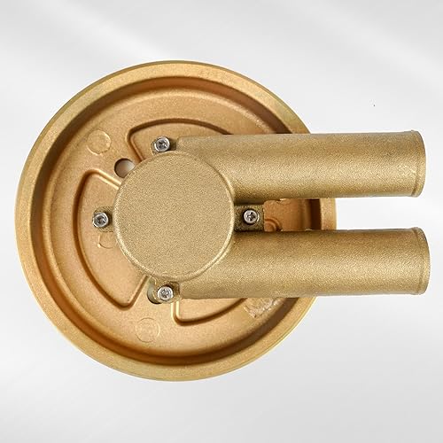 Miniatura 4 de 5,7 Bomba de agua de mar montada con manivela con polea de correa serpentina compatible con motores Volvo Penta 4,3 5,0 5,7 reemplaza 21214599