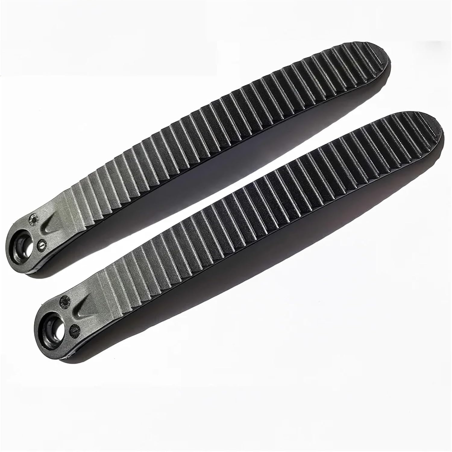 Snowboard Bindings Parts 2pairs 7.87 inch Snowboard Binding Toe/Ankle Ladder Straps Black for Strap-in System