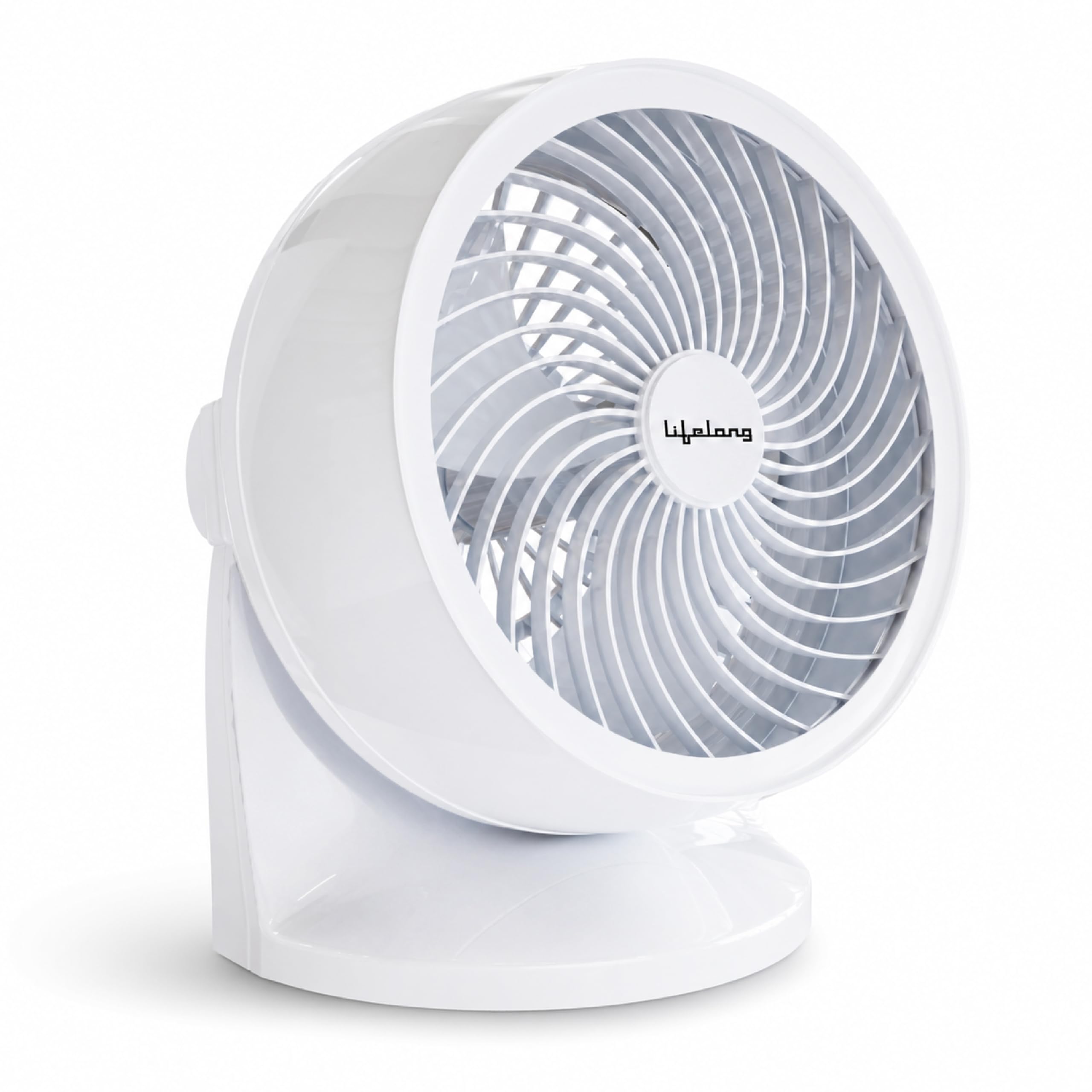 Lifelong 180mm 2-in-1 Table cum Wall Fan | 3 Speed Settings, 2100 RPM, 30W Copper Motor | Desk & Wall Mountable Air Circulator, 90° Adjustable Tilt | 353 CFM Air Delivery, Compact & Lightweight(White)-image-18
