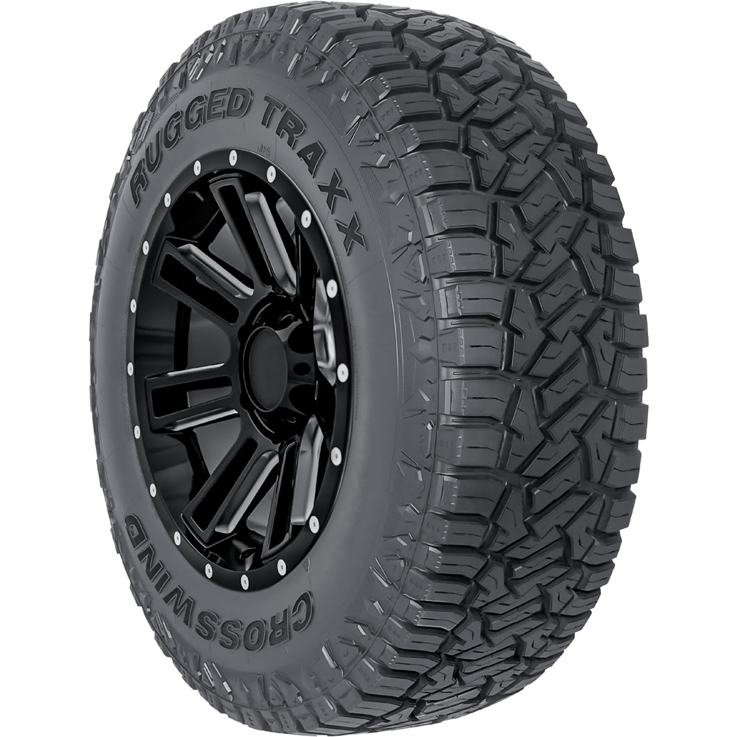 Crosswind Rugged Traxx All Terrain 275/65R18 116T XL Light Truck Tire - Affordable all-terrain option.