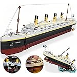 BIDIUTOY Titanic Model Kit -2022 Pieces Large Titanic Ship Building Blocks Set, STEM Educational 3D Puzzle Toys Gifts for Kids and Adults, Ideal Collectible Display Architecture for Home& Office Decor